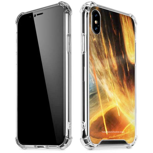 StockTrek Giant Asteroid Collides with Planet Earth iPhone XS Max Clear Case